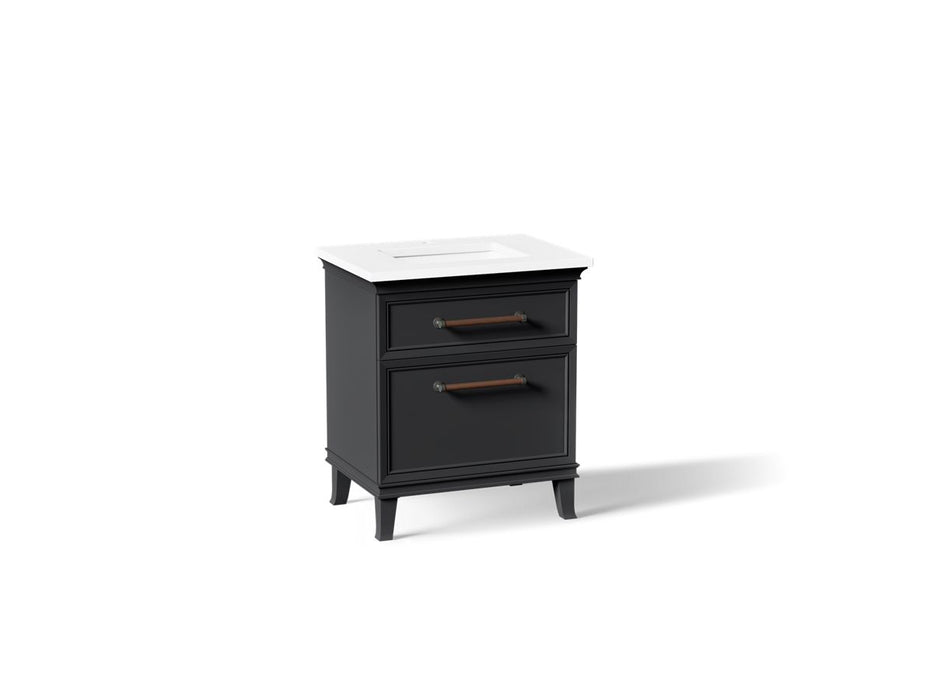 KOHLER K-CM29480-BD2 Artifacts 30" Bathroom Vanity Cabinet with Sink and Quartz Top