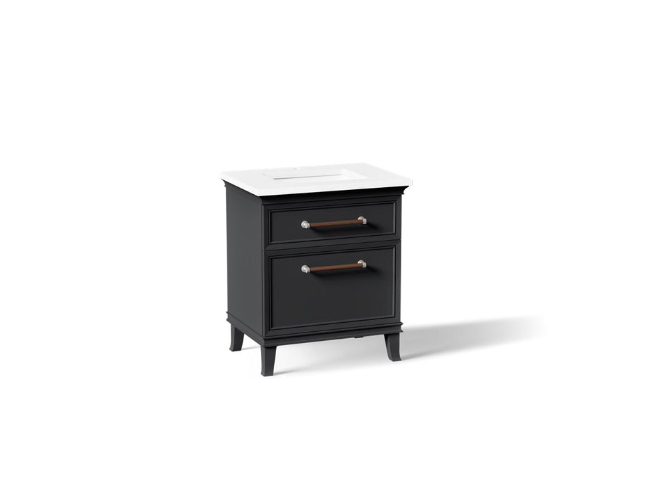 KOHLER K-CM29480-BD2 Artifacts 30" Bathroom Vanity Cabinet with Sink and Quartz Top