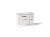 KOHLER K-CM29481-BD4 Artifacts 48" Bathroom Vanity Cabinet with Sink and Quartz Top - angled product view