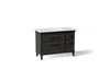 KOHLER K-CM29481-BD4 Artifacts 48" Bathroom Vanity Cabinet with Sink and Quartz Top - angled product view