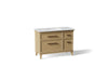 KOHLER K-CM29481-BD4 Artifacts 48" Bathroom Vanity Cabinet with Sink and Quartz Top - angled product view