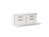 KOHLER K-CM29482-BD6 Artifacts 72" Bathroom Vanity Cabinet with Sinks and Quartz Top - angled product view