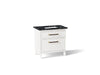 KOHLER K-CM33559-BD3 Artifacts 36" Bathroom Vanity Cabinet with Sink and Quartz Top - angled product view