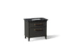 KOHLER K-CM33559-BD3 Artifacts 36" Bathroom Vanity Cabinet with Sink and Quartz Top - angled product view