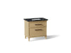 KOHLER K-CM33559-BD3 Artifacts 36" Bathroom Vanity Cabinet with Sink and Quartz Top - angled product view