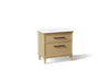 KOHLER K-CM33559-BD3 Artifacts 36" Bathroom Vanity Cabinet with Sink and Quartz Top - angled product view