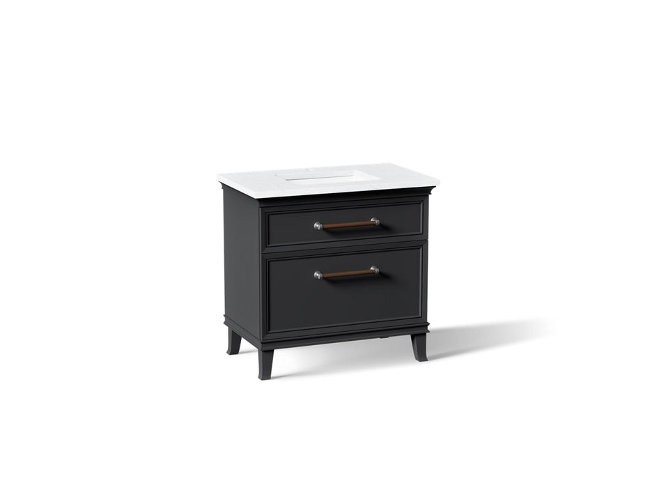 KOHLER K-CM33559-BD3 Artifacts 36" Bathroom Vanity Cabinet with Sink and Quartz Top
