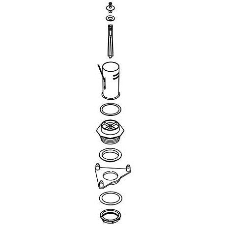 KOHLER K-1160809 Flush Valve Kit, 1.28