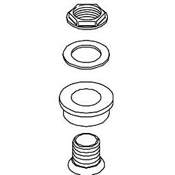 KOHLER K-18774 Urinal Spud Assy, 3/4