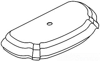 KOHLER K-89809 Cover, Toilet, One-Piece