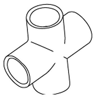 KOHLER K-1001040 Cross, 1 , Pvc