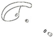 KOHLER K-1001796-CP Handle Kit