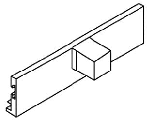 KOHLER K-1006057-CP Hinge, Door Btm Left/Top Right