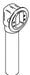 KOHLER K-1009706 Elbow & Tube Sa, Overflow, 1.5