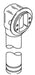 KOHLER K-1014852 Elbow & Tube Sa, Overflow, 1.5
