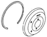 KOHLER K-76602-VF Escutcheon Assy, Mixer