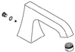 KOHLER K-88058-BN Spout Kit, Bath