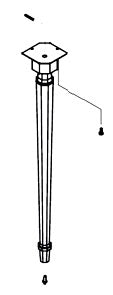 KOHLER K-1006631-BN Assy. Oct. Leg