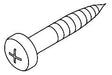 KOHLER K-1031659-D Screw, 8-18 X 1  Cr Pan Hd Pp Tap Pb