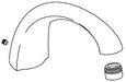 KOHLER K-1049546-CP Spout Assy, D-M Bath W/Div