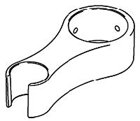 KOHLER K-1049922-CP Bracket, Handshower