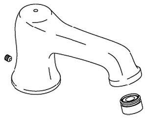 KOHLER K-1053198-CP Spout Kit