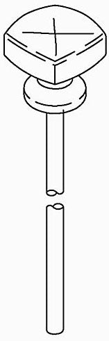 KOHLER K-1054165-AF Lift Rod Assy