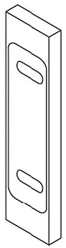 KOHLER K-1054881-CP Plate, Adjustment