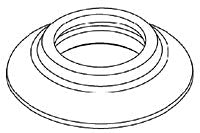 KOHLER K-1063740-CP Escutcheon, Handle