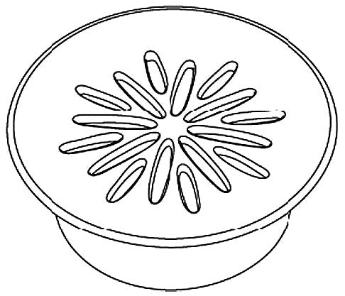 KOHLER K-1065326-BGD Trim Ring, Grid Drain