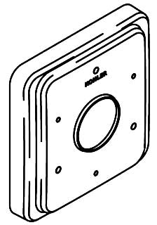KOHLER K-1065639-CP Escutcheon, Transfer Valve
