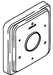 KOHLER K-1065639-SN Escutcheon, Transfer Valve
