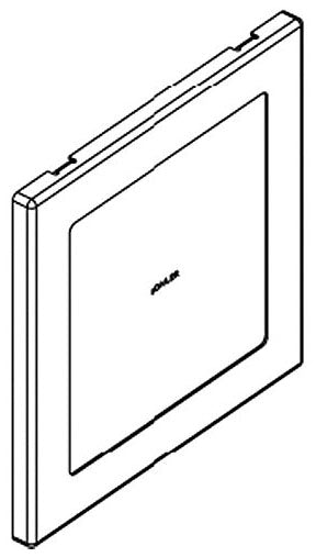 KOHLER K-1068303-BV Assembly, Speaker Cover