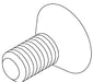 KOHLER K-1071848 Screw, #4-40 X .25, Countersunk