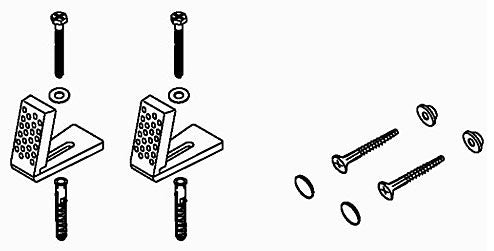 KOHLER K-1081365-7 Floor Mounting Kit Assembly