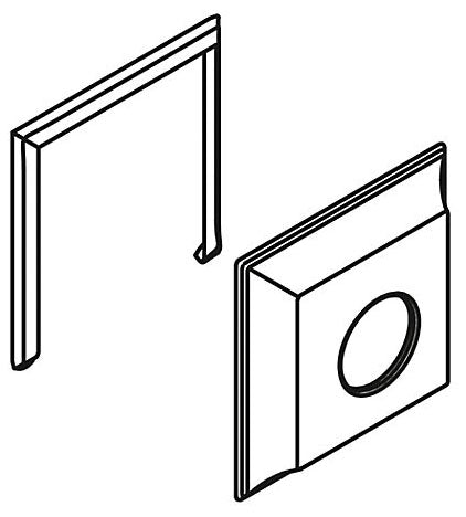 KOHLER K-1086731-AF Face Plate Assy, B&S, Square
