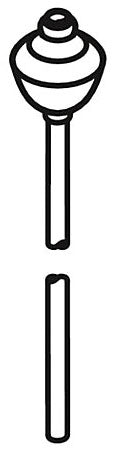 KOHLER K-1097556-CP Lift Rod Assy