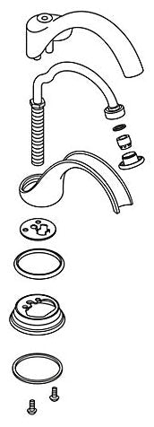 KOHLER K-1097763-CP Spout Kit