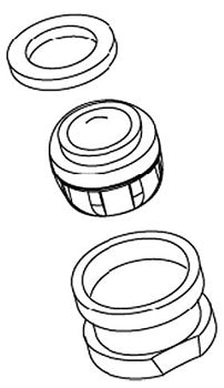 KOHLER K-1103459-BC Aerator Kit, 1.5 Gpm, Medium