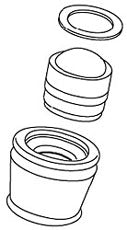 KOHLER K-1103460-CP Aerator Kit, 1.5 Gpm