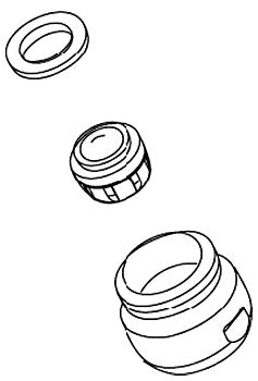 KOHLER K-1103463-BV Aerator Kit, 1.5 Gpm