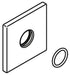 KOHLER K-1116472-SN Flange Assembly, Shower Arm