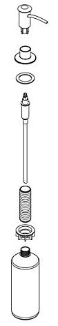 KOHLER K-1128147-BN Assembly-Soap/Lotion Dispenser