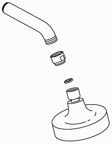 KOHLER K-1152949-BN Showerhead And Arm Kit, S.F.