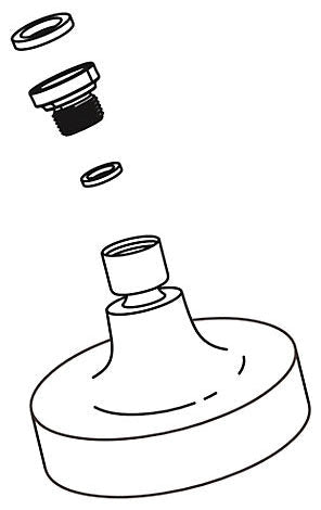 KOHLER K-1153444-BN Showerhead/Arm Adapter Kit