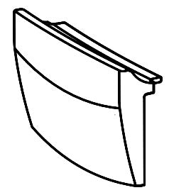 KOHLER K-206010 St Sldr - Top Roller Front Plate