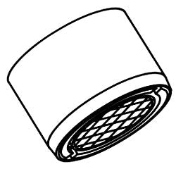 KOHLER K-74117-CP Spray Outlet 1.0 Gpm 55/64 Fmle V-R Pca