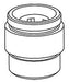 KOHLER K-864922-CP Bush, Outlet