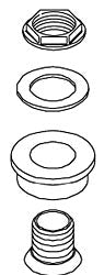 KOHLER K-18759 Spud Assy, 1 1/4