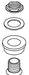 KOHLER K-18774 Urinal Spud Assy, 3/4